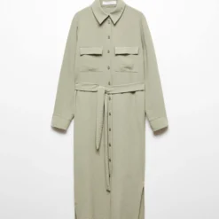 Robe Chemisier Nœud -Promos Chaudine Magasin 57084008 43 B