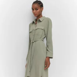 Robe Chemisier Nœud -Promos Chaudine Magasin 57084008 43 D2