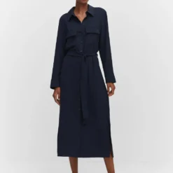 Robe Chemisier Nœud -Promos Chaudine Magasin 57084008 56 99999999 01