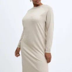 Robe Maille Col Rond -Promos Chaudine Magasin 57085793 90 D5