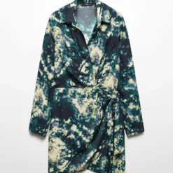 Robe Tie And Dye Détail Nœud -Promos Chaudine Magasin 57086024 43 B