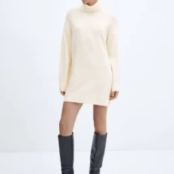 Robe Maille Col Roulé -Promos Chaudine Magasin 57087737 05 99999999 01