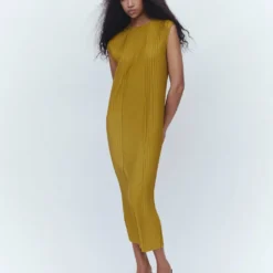 Robe Détails Plissés -Promos Chaudine Magasin 57090762 37 D6