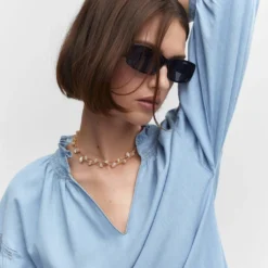 Robe Volant Manches Bouffantes 10 Robe Volant Manches Bouffantes -Promos Chaudine Magasin 57092506 TC D1