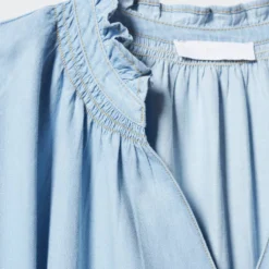 Robe Volant Manches Bouffantes 12 Robe Volant Manches Bouffantes -Promos Chaudine Magasin 57092506 TC D8