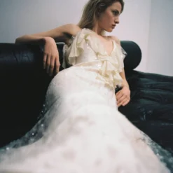 Robe Gaze Volants -Promos Chaudine Magasin 57093272 05 D6