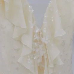 Robe Gaze Volants -Promos Chaudine Magasin 57093272 05 D8