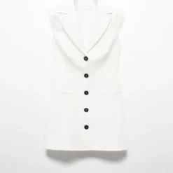 Robe Style Gilet Boutons -Promos Chaudine Magasin 57093798 02 B