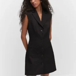 Robe Style Gilet Boutons -Promos Chaudine Magasin 57093798 99