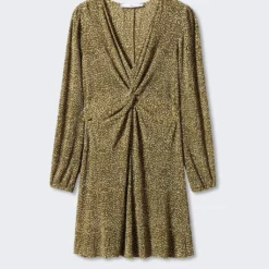 Robe Courte Imprimée Nœud -Promos Chaudine Magasin 57093799 37 B