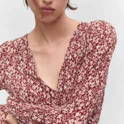 Robe Courte Imprimée Nœud -Promos Chaudine Magasin 57093799 76 D1