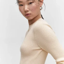 Robe Maille Détail Coutures -Promos Chaudine Magasin 57093813 05 D1