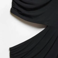 Robe Asymétrique Ouverture Latérale -Promos Chaudine Magasin 57093815 99 D8