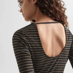 Robe à Rayures Et Ouverture 13 Robe à Rayures Et Ouverture -Promos Chaudine Magasin 57094011 96 D6