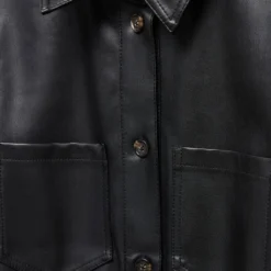 Robe Chemisier Similicuir -Promos Chaudine Magasin 57095138 99 D8