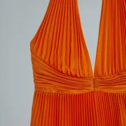 Robe Plissée Détail Nœud -Promos Chaudine Magasin 57095149 20 D8