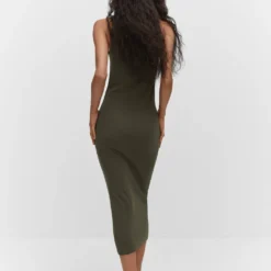 Robe Midi Coton -Promos Chaudine Magasin 57095795 37 R