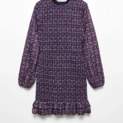 Robe Froncée Imprimée -Promos Chaudine Magasin 57095803 52 B