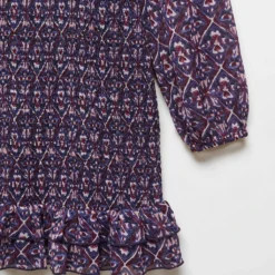 Robe Froncée Imprimée -Promos Chaudine Magasin 57095803 52 D8