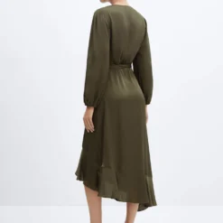 Robe Cache-cœur à Volant -Promos Chaudine Magasin 57095978 37 R