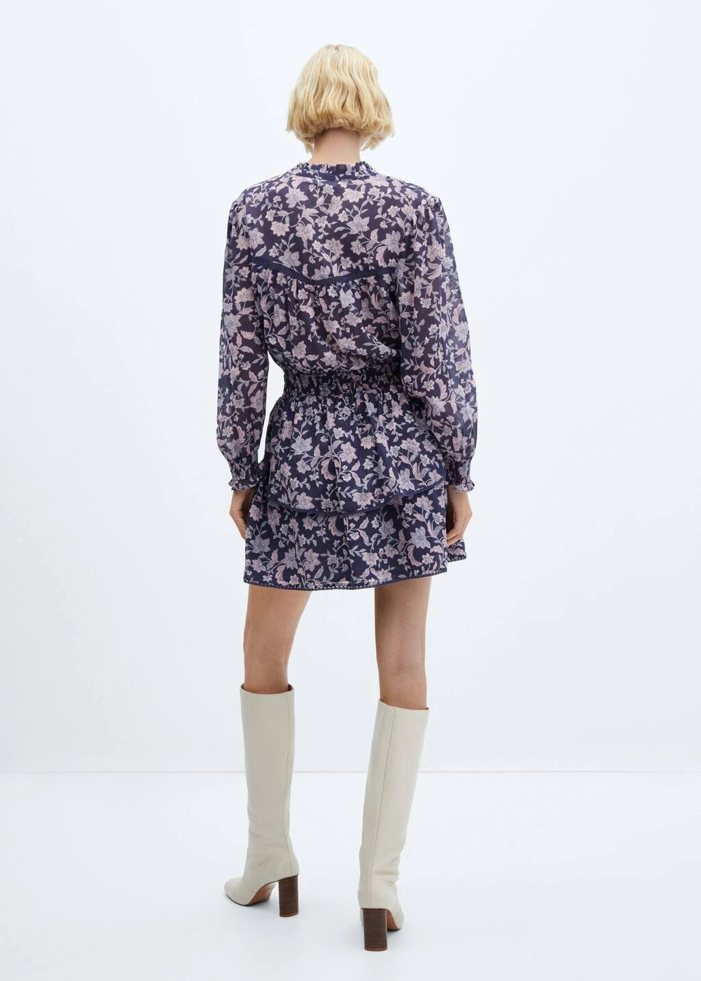 Robe à Fleurs Volantée 3 Robe à Fleurs Volantée – Image 3