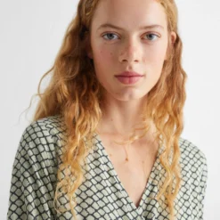 Robe Imprimée à Volants -Promos Chaudine Magasin 57096008 05 D1