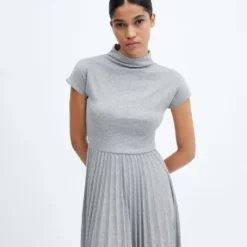 Robe évasée Plissée