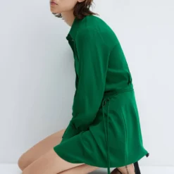 Robe Chemisier Courte 23 Robe Chemisier Courte -Promos Chaudine Magasin 57096308 43 D2