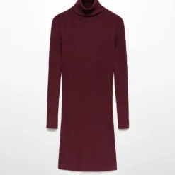 Robe Ajustée Col Montant -Promos Chaudine Magasin 57097730 76 B