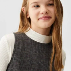 Robe Chasuble à Carreaux 9 Robe Chasuble à Carreaux -Promos Chaudine Magasin 57097756 92 D1